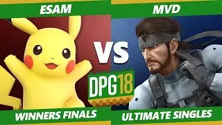 Smash Ultimate Tournament - PG | Esam (Pikachu) Vs. PG | MVD (Snake) DPOTG18 SSBU Winners Finals