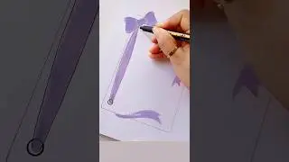 Notebook Border design #art #drawing #satisfying