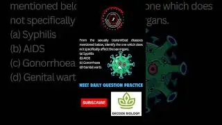 Human health and disease|Sexually transmitted disease|neet daily practice questions