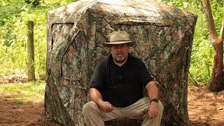 Setting Up the TideWe 360 Hunting Blind for the First Time – One HOT Day in the Woods!