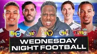 Wedneday Football LIVE: Sunderland vs Liverpool, Aston Villa vs Brighton, Man City vs Fulham & More!