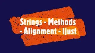 PYTHON - Strings - Methods - Alignment - ljust #PythonTips #viral