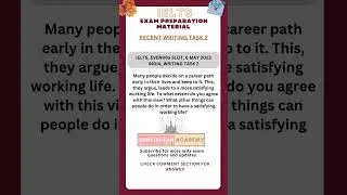 IELTS Recent writing task 2 | IELTS EXAM 6 May 2023 #shorts