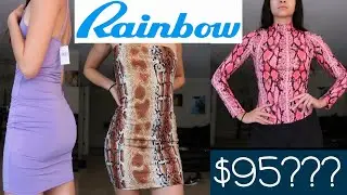 Rainbow clothing haul! Was it worth $95?!