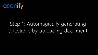 Asanify Automagical Learning