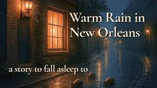 Warm Rain on the Streets of New Orleans | Relaxing Sleep Story for Adults | Restoryy