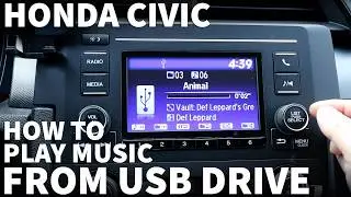 Воспроизведение музыки через USB в Honda Civic LX 2018 года | Пошаговое руководство + Совместимые...