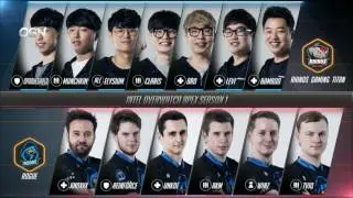 [ENG] Rhinos VS Rogue  OVERWATCH APEX S1 2016-10-21