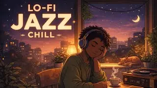 Calm Jazz Lo-Fi 🌙 | Night Vibes, Chill & Relax