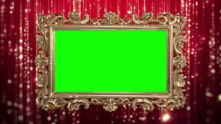 Golden Frame and Red Background Frame with Looped Animation | FREE TO USE | MagnumEdits