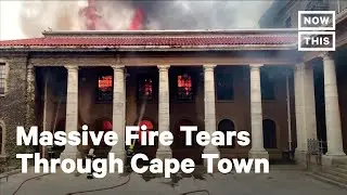 Cape Town University Hit by Fires