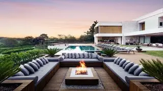 OUTDOOR FIREPLACE DESIGN FOR DECKS IDEAS | BEST DECK FIRE PIT DECOR FOR COZY LIVING SPACE