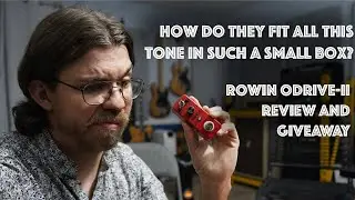 Guitar Pedal Giveaway & Review! (Rowin Drive-II) The Best Mini-OD?