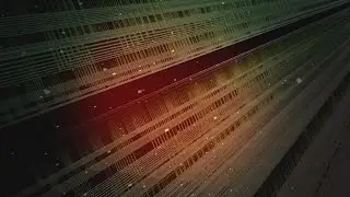60FPS 1080p Abstract Space Structure Train Animation Background Effect