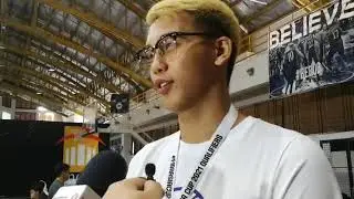 Poy Erram after his first day with TNT (February 29, 2020)