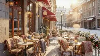 French Winter Morning Caf&eacute; | French Cozy Atmosphere