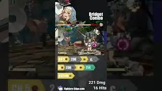 Bridget 5H counter hit corner combo #ggst_br #ggst #bridget #guiltygear #combos #fgc #shorts