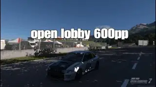 GT7 open lobby abonnés 600pp routière rediff