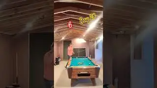 28-й день попыток пройти весь стол без поражений #playpool #pool #billiards #eightball #eightball...