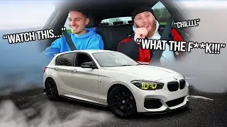 SENDING MY 420BHP STAGE 1 M140i DOWN THE BACK ROADS!!! (HE WAS TERRIFIED)