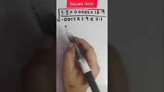 square Root simple method|वर्गमूल निकालने का आसन तरीका|#shortvideo #trendingshorts #mathtricks
