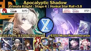 Apocalyptic Shadow Stage 4 E1S1 Firefly with Dahlia and E0S1 Castorice | Honkai Star Rail v3.8