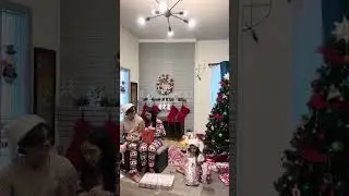 Opening Christmas presents 2025
