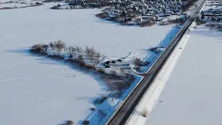 Žiema ties Raizgiais. Bubių tvenkinys. Bubiai Reservoir. Winter 2026 (4K)