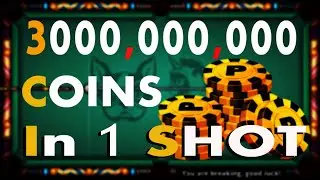 Completed 3,000,000,000 Coins In 1 Shot | 8 Ball Pool