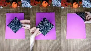 How to Make a Corner Bookmark with a Napkin | Creative Gift Idea for Book Lovers