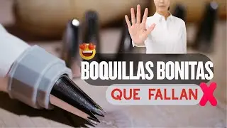 Boquillas bonitas vs boquillas que s&iacute; sirven para vender | Decoraci&oacute;n profesional en reposter&iacute;a