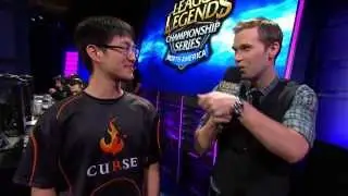 Curse's new coach Zekent talks about spoon-feeding SaintVicious :) | W5D2 S4 NA LCS Spring 2014