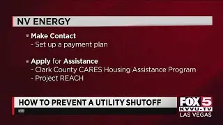 How to prevent utility shutoff in Southern Nevada
