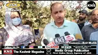 Directorate General  Horticulture Aijaz Ahmed Bhat visits  handwara and kupwara check -