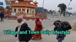 Highlighting village and town Lifestyle Vlogs in Nepalgunj Airport, Nepal