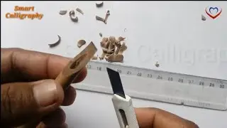 How to make calligraphy pen with bamboo stick/ diy pen/ make pilot parallel pen with bamboo stick