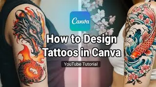 How to Design Custom Tattoos in Canva with AI | Step-by-Step Tutorial