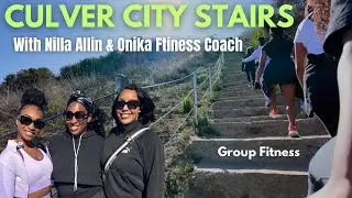 Work Out With Us at Culver City Stairs | Outdoor Stairmaster With Beautiful Views | Fitness Vlog