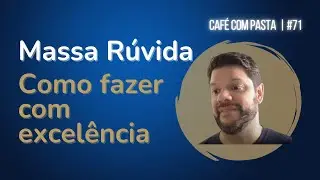 MASSA RÚVIDA | DICAS DE LIVROS | MASSA NA EXTRUSORA || Café com Pasta #71 | AG