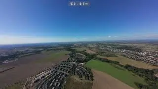 FPV drone mid-range test - 4km