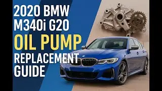 2020 BMW M340i G20 Oil Pump Replacement Guide