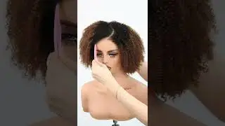 💥Ombre Chocolate Kinky Curly Wig Review (Glueless & Easy!) #wigs #shortbobwigs #afro #gluelesswig