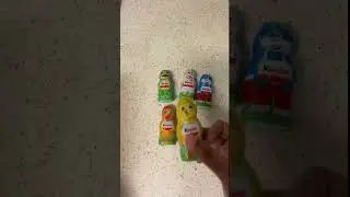 Kinder Mini Chocolate figures 🍫#sweets #asmr #foods