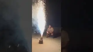 Diwali experiment Cool Water Multi Colour Fountain #diwali #yt #crackers #shorts