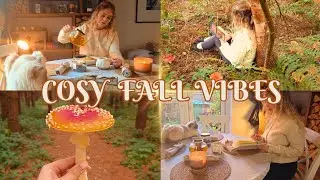 🍄Simple Slow Living Habits for Cozy October🍂 Cozy Autumn Morning Routine Vlog☕️Cozy Fall Vibes Vlog🍁