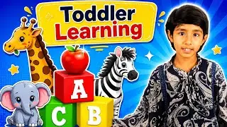 ABC Song - 123 Numbers - Animals Name - Phonics - Nursery Rhymes for Kids #496