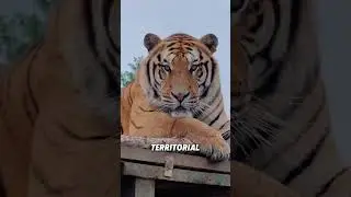 Why are tigers raised in captivity less ferocious than wild tigers?#animals #tiger #funny