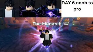 (DAY) 6 EVOVLING WEAKEST HUNTER INTO THE MONARCH IN ULTIMATE TOWER DEFENSE ROBLOX.