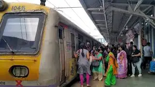 Mumbai Local Train Badlapur Station Mumbai Max.