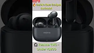 🔥 Best Budget Earbuds Under ₹1800! | 46dB ANC | Noise Canceling Earbuds | Realme Buds Review #amazon
